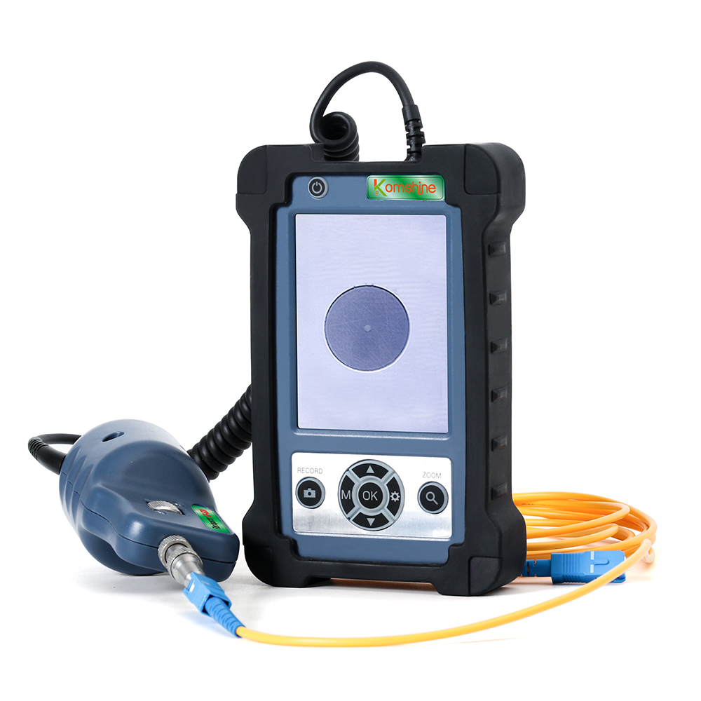 Portable Fiber Optic End Face Inspection Microscope for FTTH & Telecom Networks