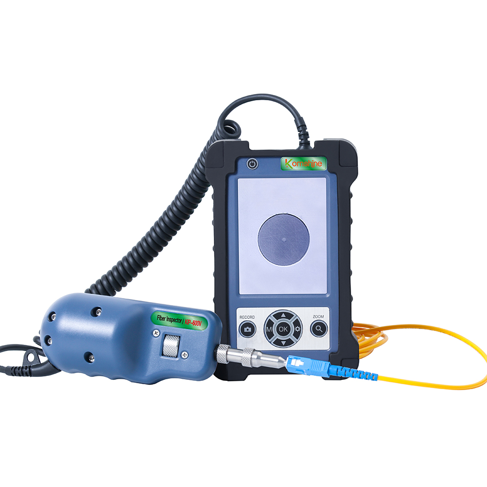 Portable Fiber Optic End Face Inspection Microscope for FTTH & Telecom Networks