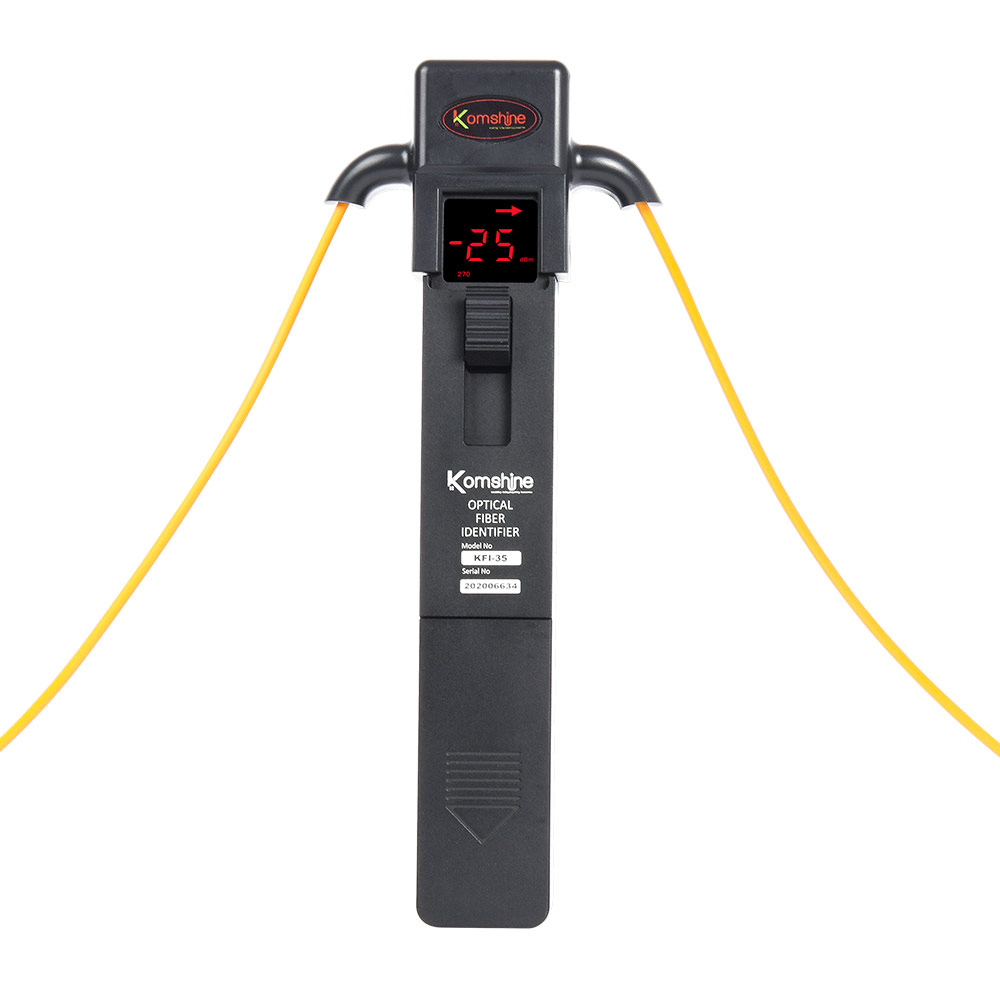 KFI-35 Optical Fiber Identifier with Live Fiber Detection & Signal Direction Display