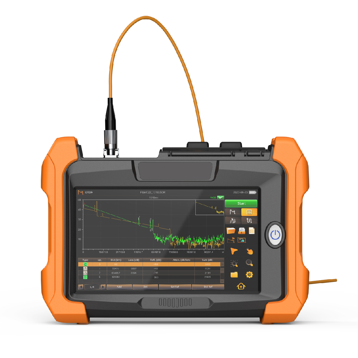 QX65 Fiber Monster OTDR Optical Time Domain Reflectometer with iOLA Smart Test & Multi-Function Modules