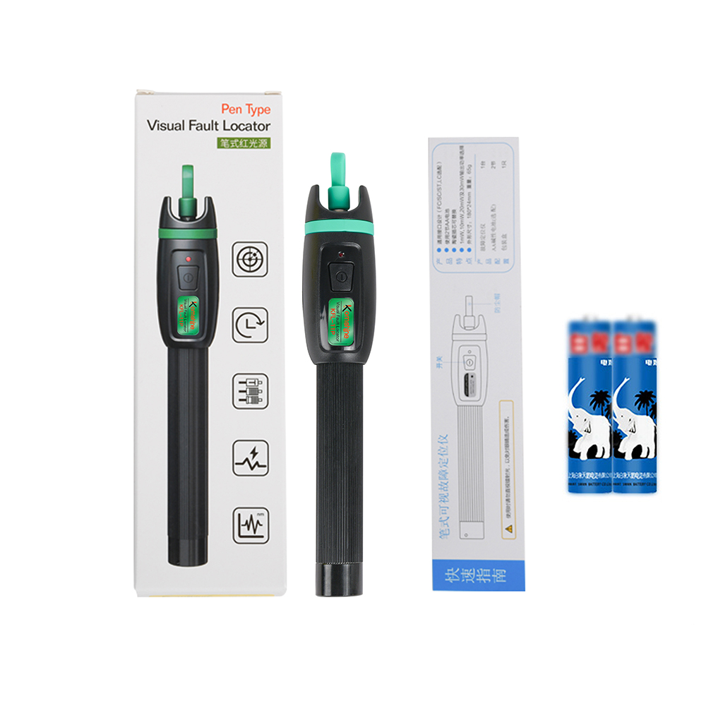 KFL-11P Pen Type Visual Fault Locator 650nm Fiber Optic Cable Tester VFL